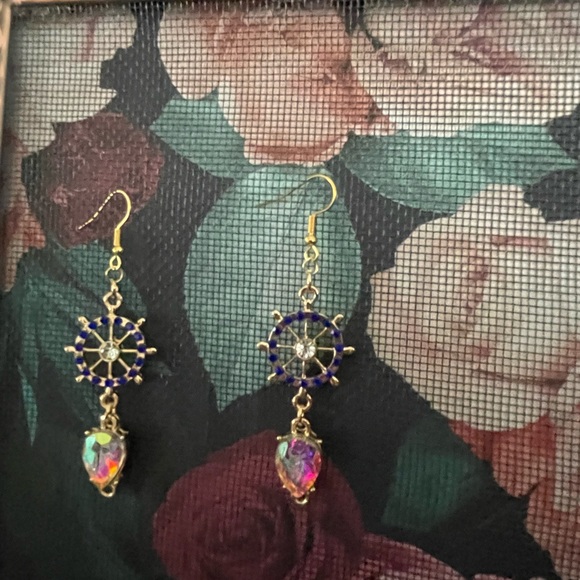 NAUTICAL THEMED EARRINGS AND BRACELET SET handmade - Picture 5 of 5